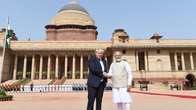 Photo of ब्रिटिश पीएम का राष्ट्रपति भवन में जोरदार स्वागत, पीएम मोदी से हुई मुलाकात