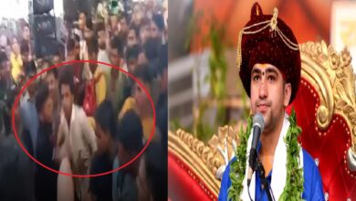 Photo of Dhirendra Shastri के कार्यक्रम में भक्त की पीटाई, सोशल मीडिया पर वायरल हुआ वीडियो