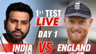 Photo of IND vs ENG 1st Test: टीम इंडिया को पहला झटका, कप्तान रोहित आउट हुए..यशस्वी का अर्द्धशतक