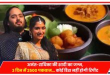 Photo of wedding ceremony: अनंत-राधिका की शादी का जश्न, 3 दिन में 2500 पकवान… कोई डिश नहीं होगी रिपीट
