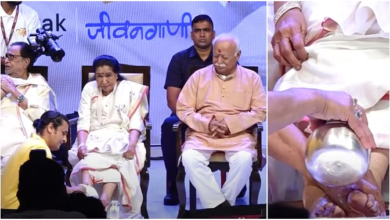 Photo of सोनू निगम ने धोए आशा ताई के पैर…, वीडियो सोशल मीडिया पर वायरल