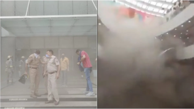 Photo of नोएडा के लॉजिक्स मॉल में लगी भीषण आग, Video Viral