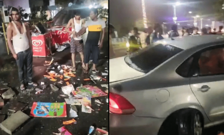 Lucknow Road Accident: लखनऊ के 1090 चौराहे सड़क हादसा, बेकाबू कार ने आइसक्रीम विक्रेता को रौंदा