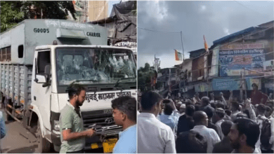 Photo of धारावी में अवैध मस्जिद पर मचा घमासान, BMC गाड़ी में  तोड़फोड़; इलाके में तनाव