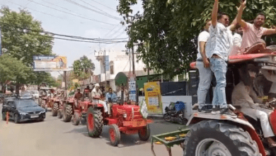 Photo of सेना के सम्मान में किसानों का ट्रैक्टर मार्च, पाकिस्तान को दी चेतावनी
