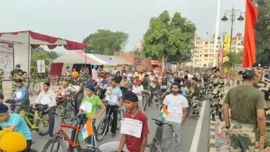 Photo of BSF ने निकाली साइकिल रैली, बच्चों और युवाओं में दिखा जोश