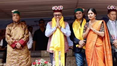 Photo of Kiren Rijiju की चार दिवसीय हिमाचल यात्रा संपन्न, प्रदेशवासियों का जताया आभार