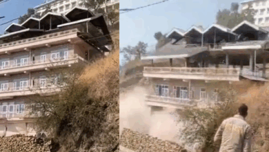 Photo of हिमाचल में भारी बारिश ने मचाई तबाही, भरभरा कर गिरी 5 मंजिला इमारत गिरी