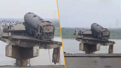 Photo of Gujarat के बड़ोदरा में ब्रिज टूटने से कई वाहन नदी में गिरे, तीन की मौत