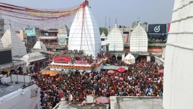 Photo of Baba Dham में भक्तों की 10 किमी लंबी कतार, 3 लाख श्रद्धालु करेंगे जलार्पण