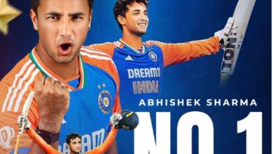 Photo of ICC Ranking: T20 रैंकिंग अभिषेक शर्मा ने किया तख्तापलट, टेस्ट रैंकिंग में जडेजा को बढ़त