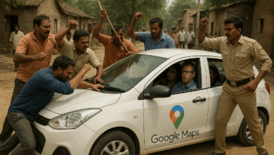 Photo of कानपुर में Google Maps की सर्वे कार पर हमला, ग्रामीणों ने चोर समझकर पीटा…