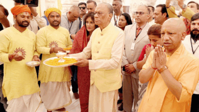 Photo of अयोध्या में मॉरीशस पीएम ने किये रामलला के दर्शन, CM योगी ने किया स्वागत