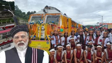 Photo of Mizoram को पहली बार मिला रेलवे कनेक्शन, PM Modi ने बैराबी-सैरांग रेल लाइन का किया उद्घाटन