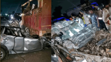 Photo of Patna में भीषण सड़क हादसा… कार और ट्रक की टक्कर में 5 कारोबारियों की मौत