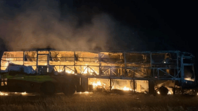Photo of Road Accident: हैदराबाद-बेंगलुरु हाईवे पर बस बनी आग का गोला, 20 लोग जिंदा जले