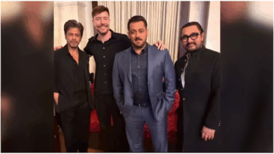 Photo of यूट्यूब स्टार MrBeast के साथ एक फ्रेम में तीनों खान, सोशल मीडिया पर मचा हंगामा