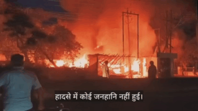 Photo of Kanpur News: कानपुर के 100 साल पुरानी मार्केट में लगी आग, कई दुकानें धू-धू कर जलीं