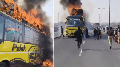 Photo of UP News: कानपुर में हादसा, लग्जरी बस में लगी आग; कूदकर लोगों ने बचाई जान…
