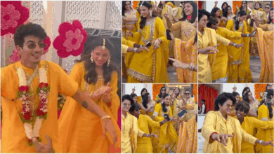 Photo of Haldi Ceremony: पलाश संग झूमती दिखी स्मृति मंधाना, ढोल-नगाड़े पर हुआ धूम-धड़ाका