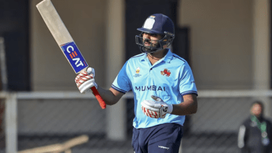 Photo of Vijay Hazare Trophy: रोहित शर्मा का बल्ला दे गया दगा…, इस गेंदबाज का बने शिकार