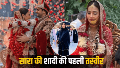 Photo of Sara Khan: रामायण के ‘लक्ष्मण’ की बहू बनीं सारा खान, रचाई दूसरी बार शादी