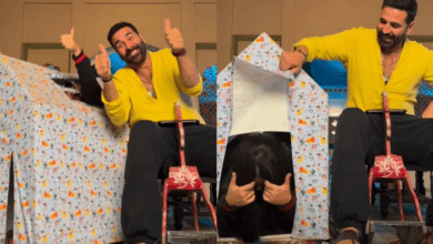 Photo of Bhooth Bangla: प्रियदर्शन के बर्थडे पर अक्षय कुमार का फनी अंदाज, खिलाड़ी संग दिखी मंजुलिका