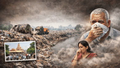 Photo of नगर निगम की लापरवाही से बना अवैध कूड़ा डंपिंग ज़ोन, दुर्गंध और प्रदूषण से परेशान निवासी