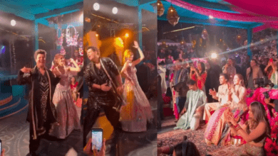 Photo of बहन के संगीत में Kriti Sanon ने फ्लोर पर लगाई आग, भोजपुरी गाने पर जमकर नाचीं