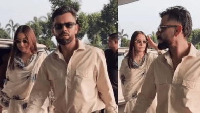 Photo of अनुष्का शर्मा-विराट कोहली एयरपोर्ट पर हुए स्पॉट, सादगी भरे अंदाज ने जीता दिल