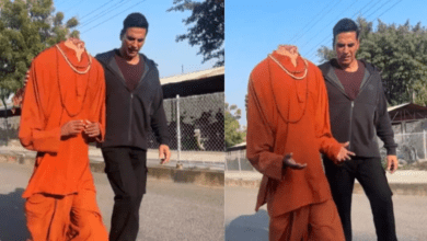 Photo of Bhooth Bangla: सिरकटे साथ Akshay Kumar का फनी अंदाज, मूवी का कर रहे प्रमोशन