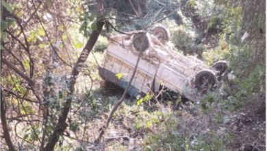 Photo of अल्मोड़ा में बड़ा हादसा… बस को रास्ता देते समय खाई में गिरी पिकअप, पांच घायल