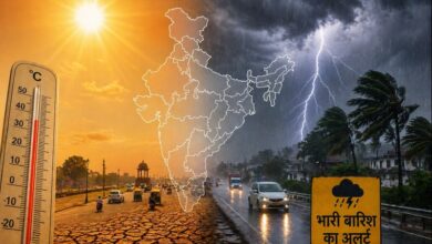 Photo of मौसम का बदला मिजाज! कहीं भीषण गर्मी, तो कहीं बारिश-बिजली का अलर्ट