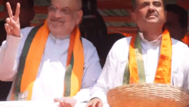 Photo of बंगाल में गरजे अमित शाह… ‘TMC को उखाड़ फेंको’, ममता बनर्जी के गढ़ में विरोध