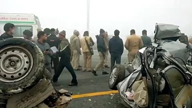 Photo of वैसाखी से लौट रहे श्रद्धालुओं की बस दुर्घटनाग्रस्त… 6 की मौत, कई घायल