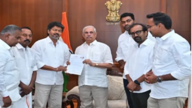 Photo of सत्ता की दहलीज पर Vijay… कांग्रेस सपोर्ट से TVK ने पेश किया सरकार बनाने का दावा