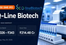Photo of Q-Line Biotech ने निवेशकों को किया मालामाल, पहले दिन ₹109 प्रति शेयर का फायदा…