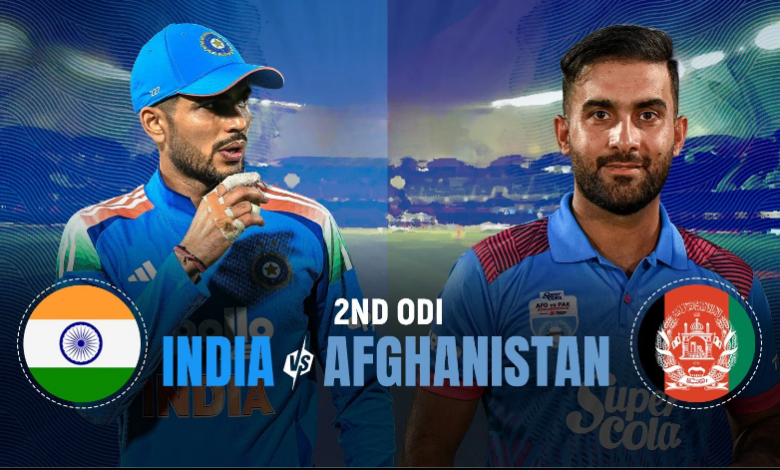 India vs Afghanistan 2nd ODI