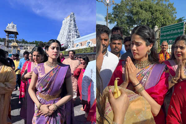 Janhvi Kapoor Went Tirumala Temple