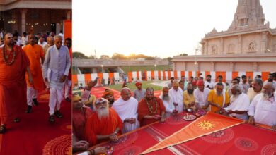 Photo of चढ़ावा चोरी विवाद के बीच Champat Rai ने ध्वजारोहण कार्यक्रम में किया संबोधन…