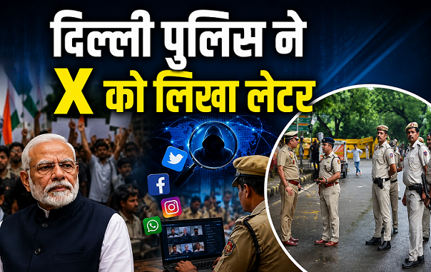 Delhi Police PM Modi Abusive Post Notice