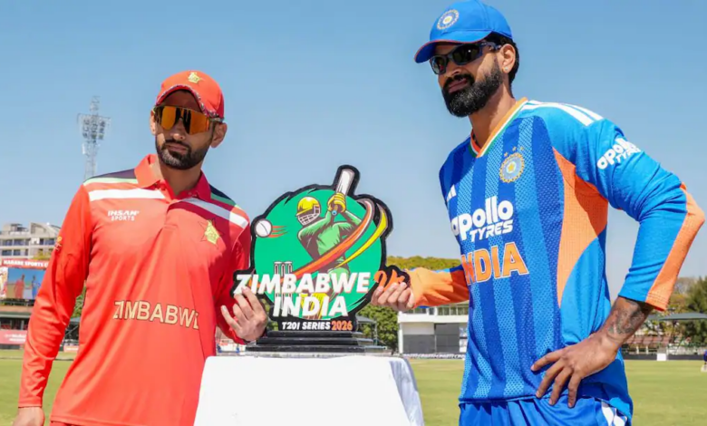 India vs Zimbabwe 1st T20 match at Harare Sports Club toss and playing 11