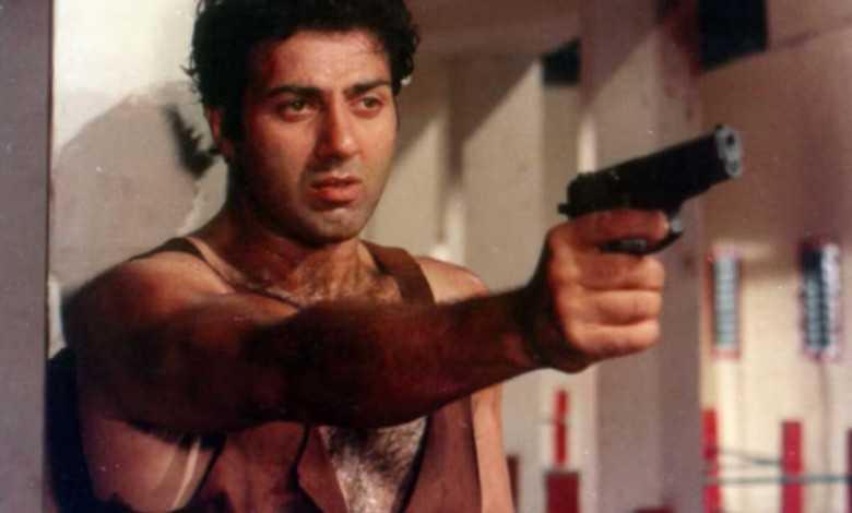 Sunny Deol iconic angry look from classic movies Damini Ghatak and Ghayal poster re-release