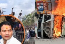 Photo of Patna में प्रदर्शन ने लिया हिंसक रूप, पुलिस वाहन फूंके; तेज प्रताप यादव हिरासत में…