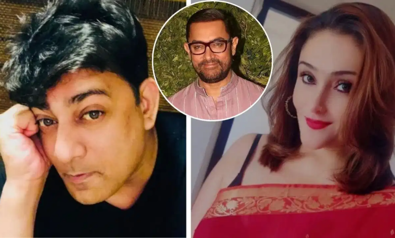 Eva Grover with ex husband Hyder Ali Khan Aamir Khan stepbrother