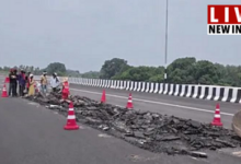 Photo of लखनऊ–कानपुर एक्सप्रेस-वे पर दिखा अनोखा नज़ारा, आखिर क्यों लगे पंखे?