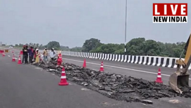 Photo of लखनऊ–कानपुर एक्सप्रेस-वे पर दिखा अनोखा नज़ारा, आखिर क्यों लगे पंखे?