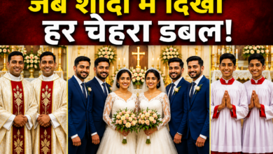 Photo of OMG! ऐसी शादी शायद ही कभी देखी होगी… समारोह में हर तरफ दिखे जुड़वां चेहरे