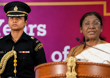 Major Navya Shekhawat First Women Army ADC To President