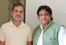 Photo of UP Election से पहले राहुल गांधी से मिले सुनील सिंह, लोकदल की सीटों पर हुई बात…